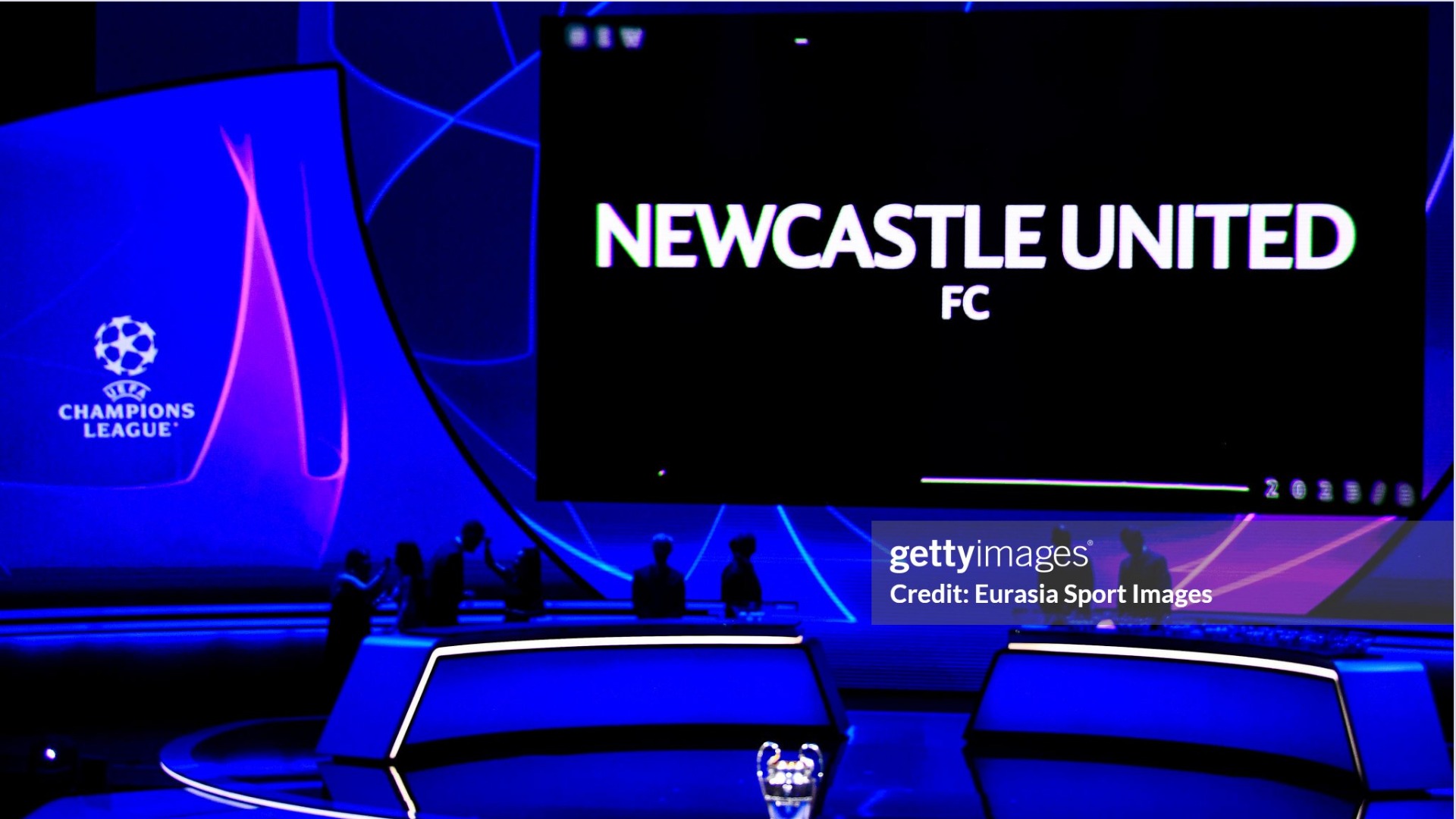 Newcastle in a Champions League draw.